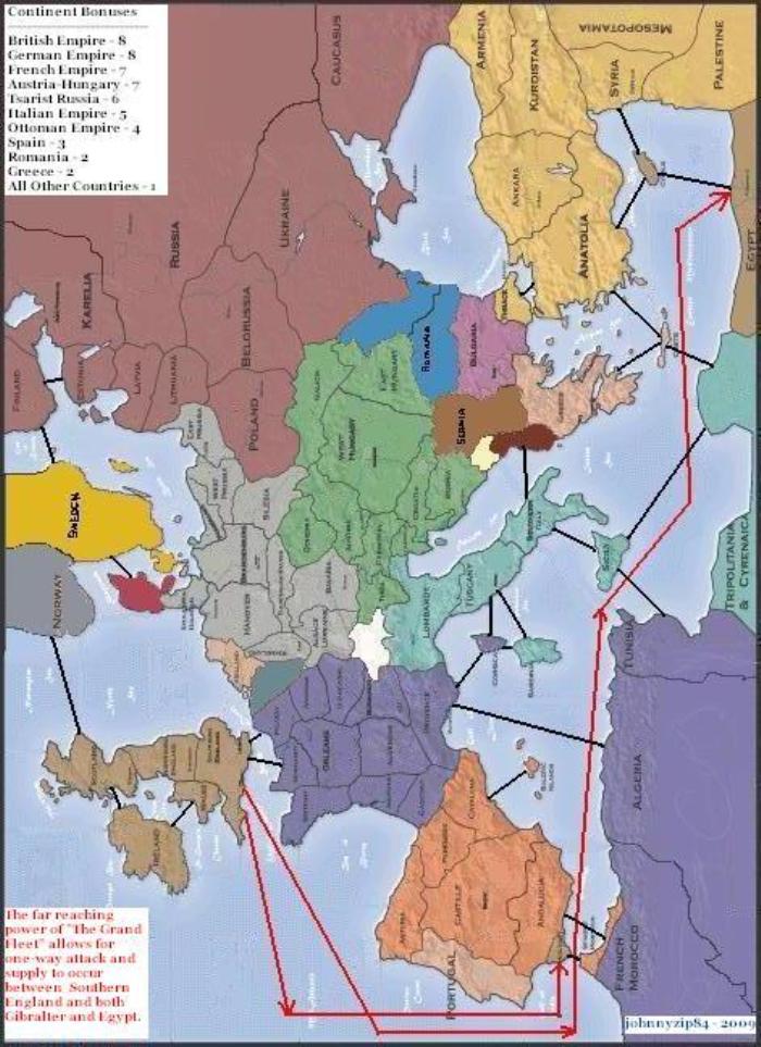 the map